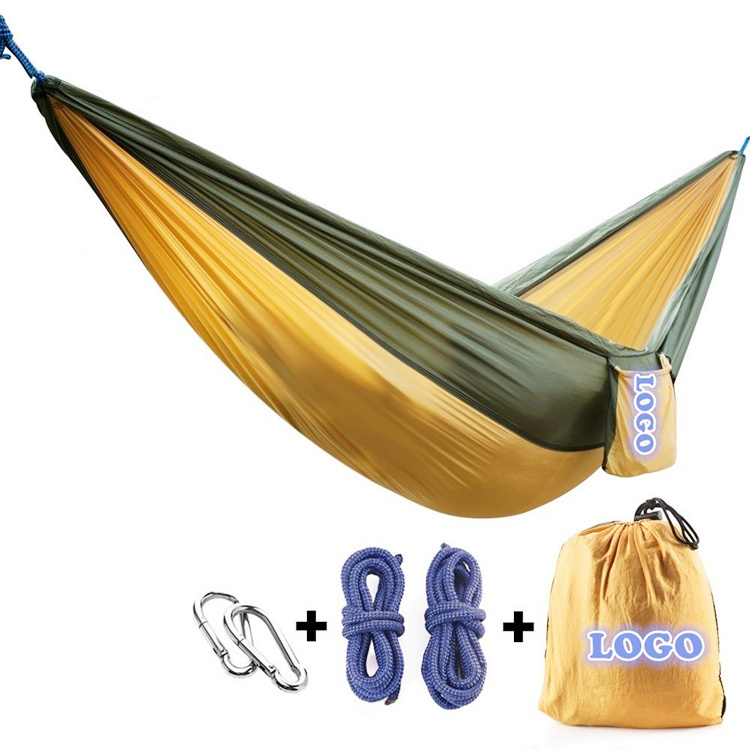 Wholesale Outdoor Folding Hanging Hammocks 2 Person Camping Picnic Portable Hammock Tent