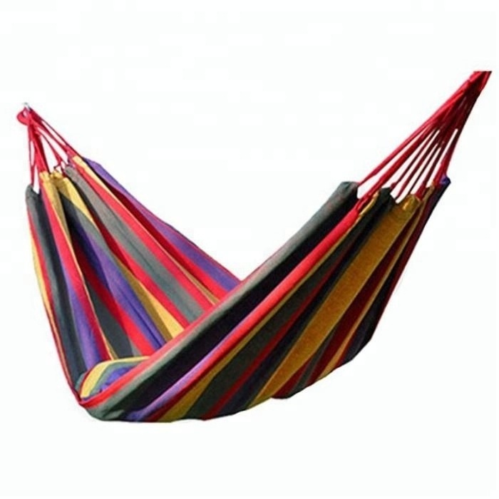 Double Person Canvas Cotton Travel Hammock / Outdoor Hammock