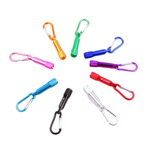 Aluminum Alloy LED Flashlight Mountaineering Outdoor Lighting Key Ring Pendant Mini Flashlight Key Chain In Bulk