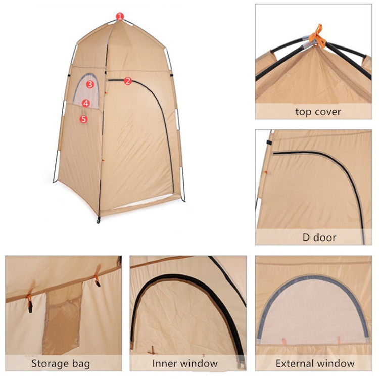 High Quality Shower Tent Pop-Up Privacy Tent Camping Portable Toilet Tent Outdoor Camp Bathroom Changing Dressing Room