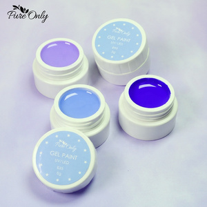 Hot Sale Crayon Gel Paint New Professional Nail Art Gel Painting Uv Led Private Label Soak Off Painting Gel Set