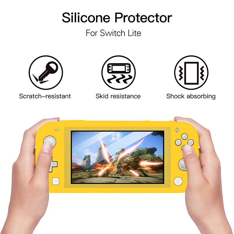 Anti-slip Game Shell Case Replacement Protective Skins For Nintend Switch Lite Silicone Case Wholesale Game Accessories