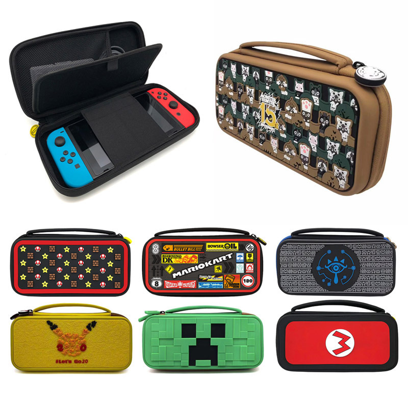 For Nintendo Switch Accessories Pouch Storage Case Portable Hard Carrying Bag With 12 Game Card Cartridge for Switch oled