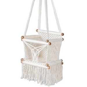 100% Handmade Macrame Baby Swing Manufacturer | 6 month to 4 year Baby Swing Supplier From India