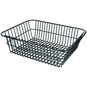 Black Iron Wire Basket for Kitchen Utensils Storage, Metal Wire Basket for Kitchen Usage