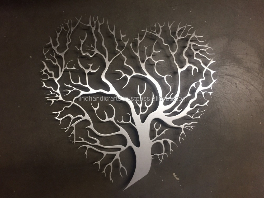 Decorative Hanging Silver Tree Wall art Decoration