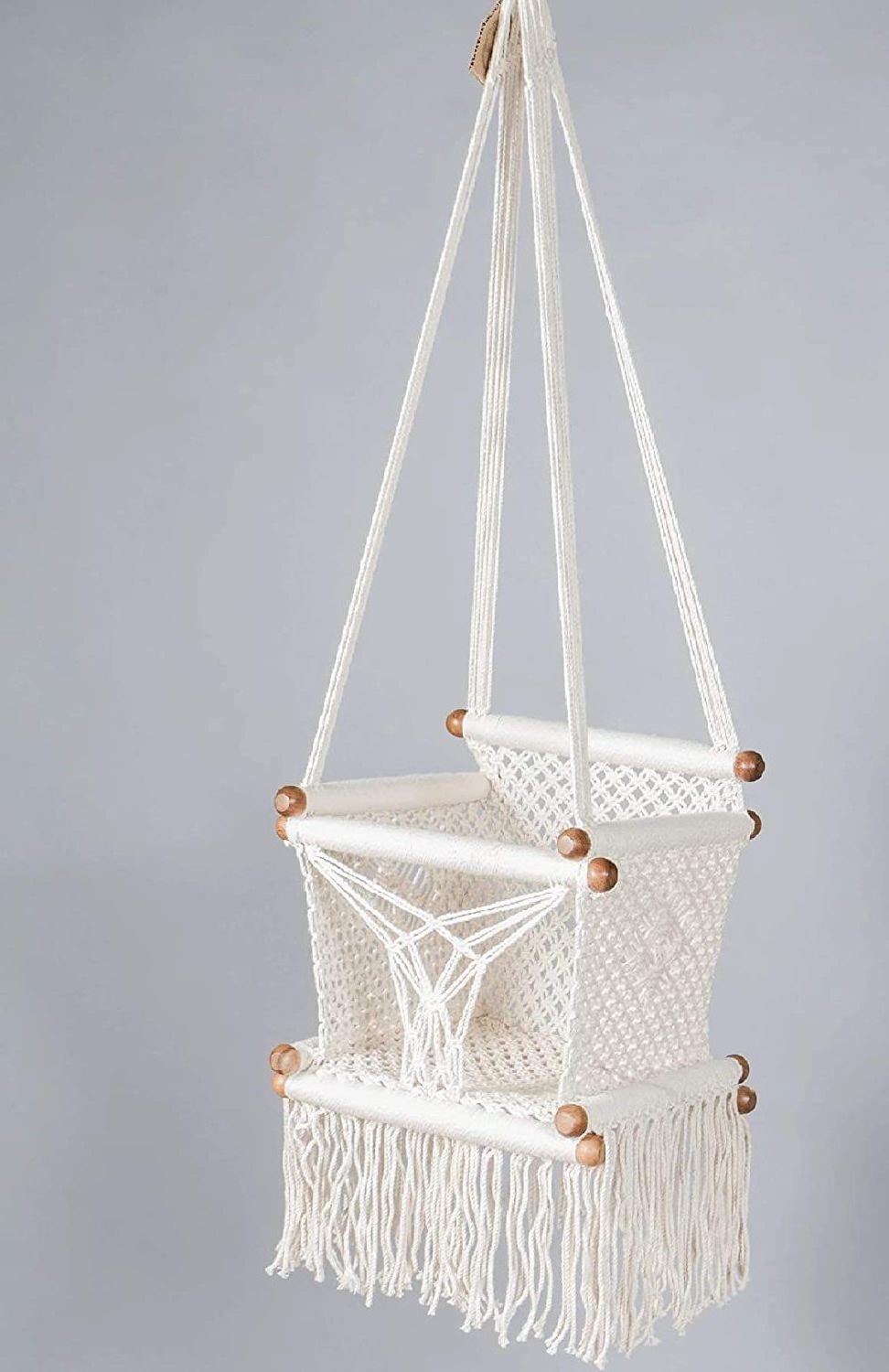 Handmade Hanging Macrame Baby Swing Hammock Bed