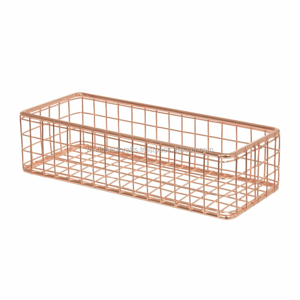 Metal Wire Mesh Basket for Cutlery, stainless steel wire mesh baskets