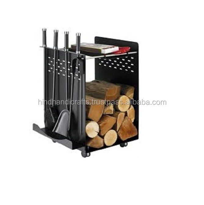 Log Carrier Cum Fire Place Tool Stand Supplier from India