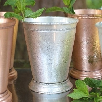 100% Copper Julep Mint Cup With Silver Finished, Copper Tumblers Manufacturer and Suppliers from India