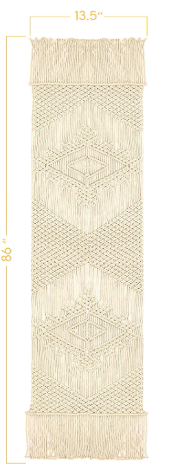 High Quality Macrame Customized White Boho Style Table Runner for Christmas Wedding Party Home Decor Table Cover Manufacturer