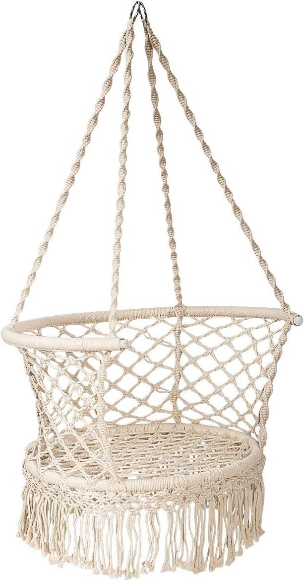 Handmade Hanging Macrame Baby Swing Hammock Bed