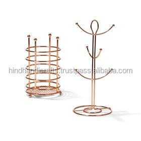 Moscow Mule Mug Hanging Tree, Cup Hanging Copper Wire Stand, Kitchen Mug Tree