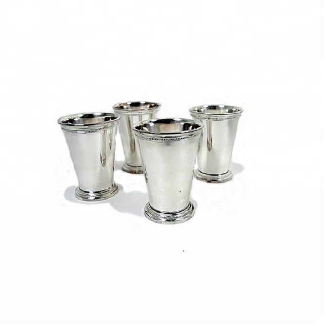 100% Copper Julep Mint Cup With Silver Finished, Copper Tumblers Manufacturer and Suppliers from India