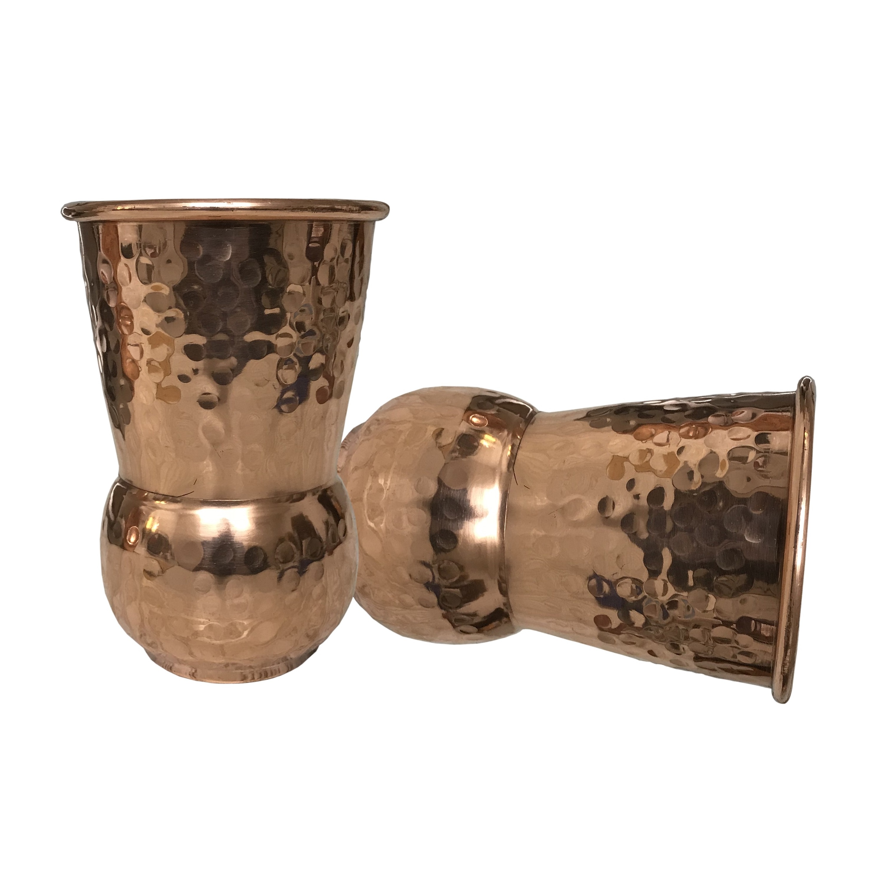 100% Pure Handcraft Engraved Embossed Copper Moscow Mugs Drinking Tumbler Copper Cups For Cocktails Beer