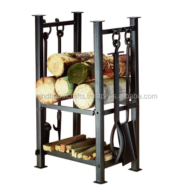 Log Carrier Cum Fire Place Tool Stand Supplier from India