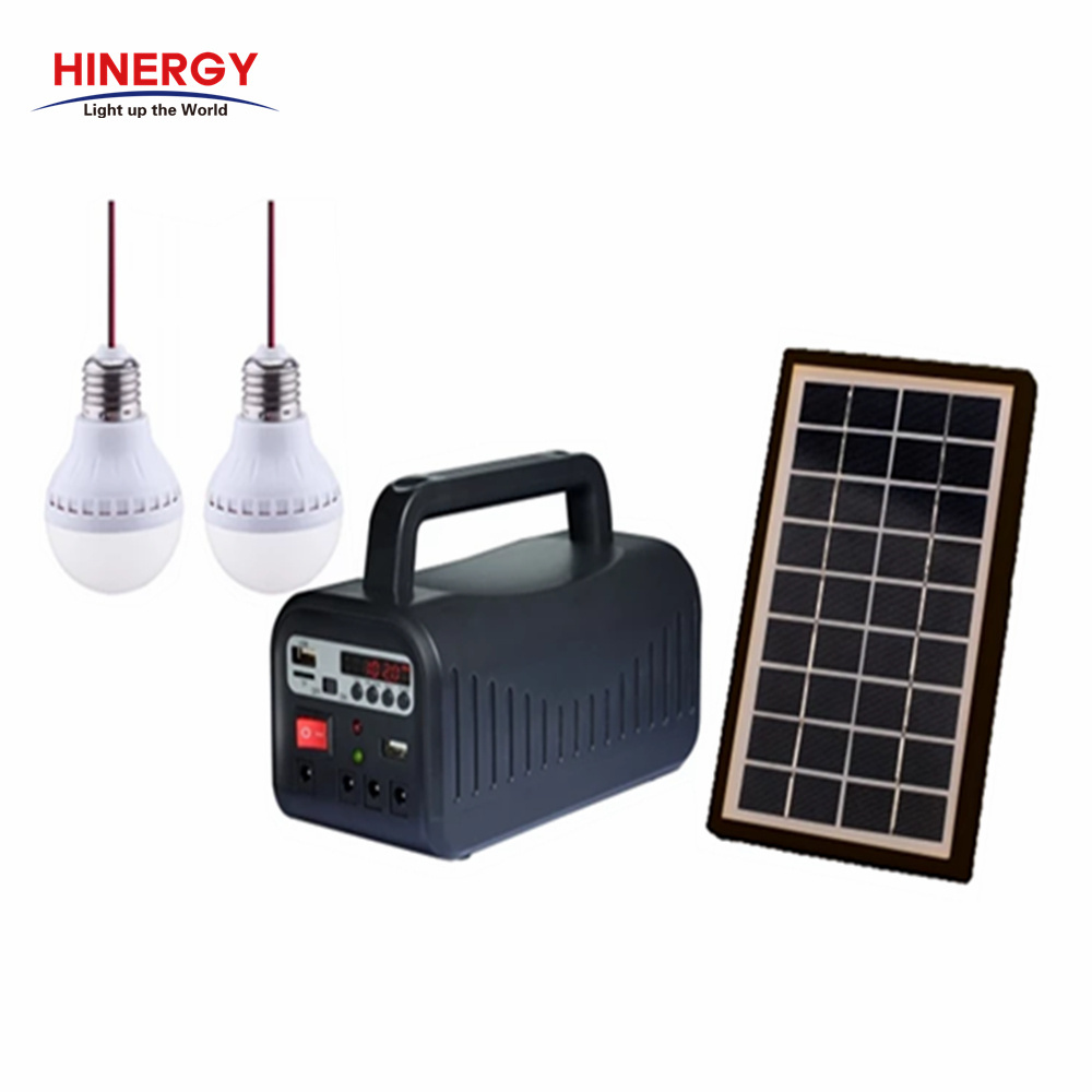 Hinergy factory cheap price high lumen portable solar energy lighting home kit 12v