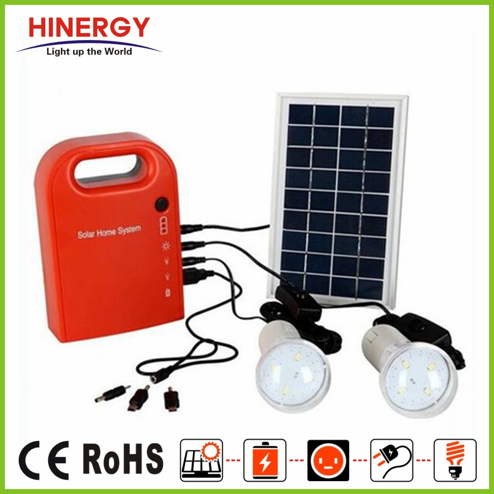 Portable 12v Solar Power Generator Kits Mini Rechargeable Home Lighting Solar Power System Price