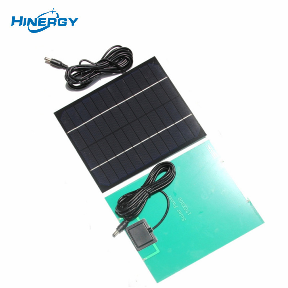 Hinergy 6v High Quality Tiny Rectangle Panel Solar Panel Phone Case for Teaching