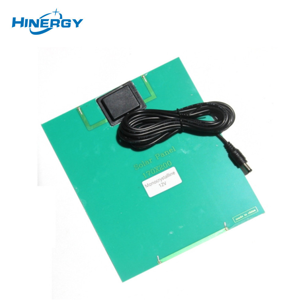 Hinergy 6v High Quality Tiny Rectangle Panel Solar Panel Phone Case for Teaching