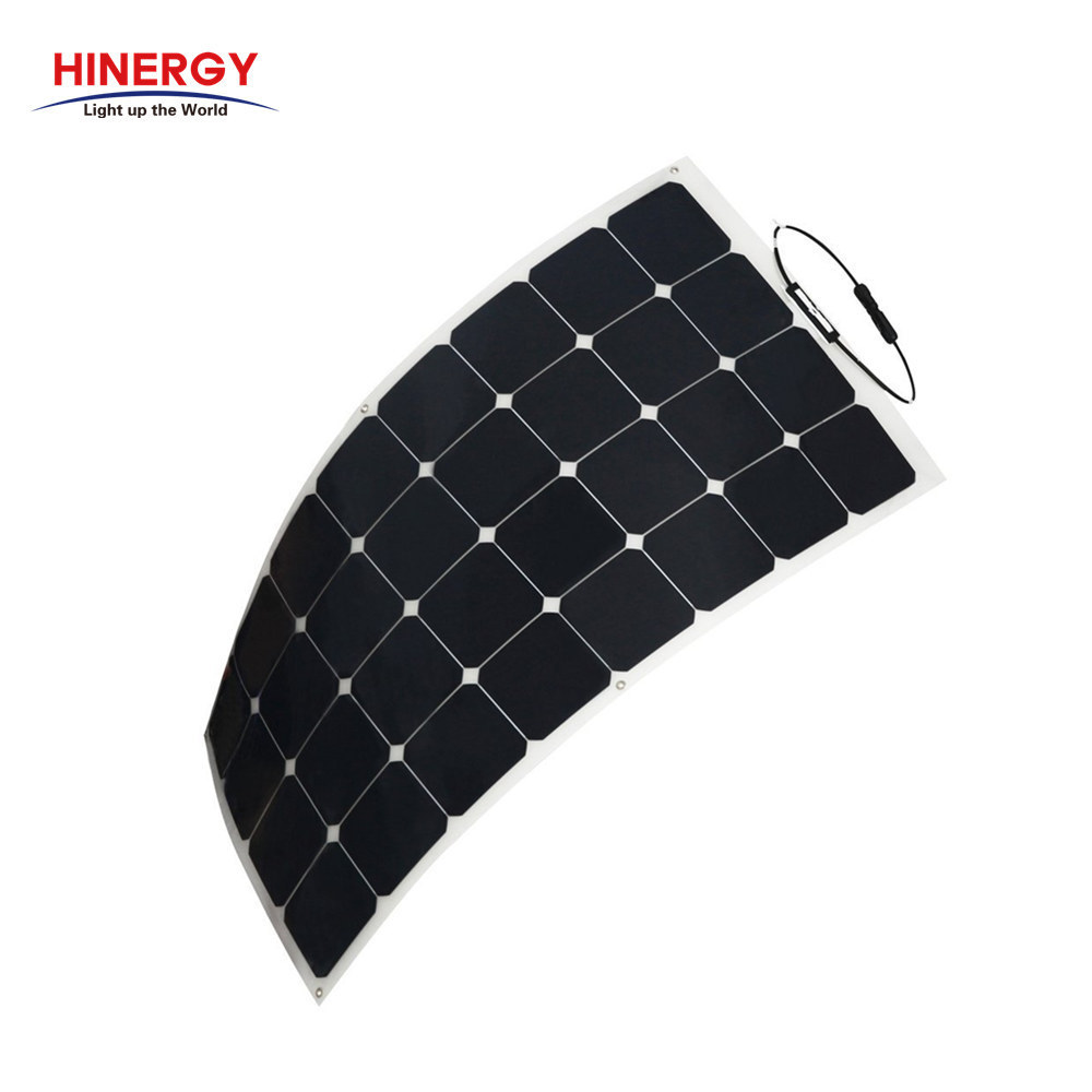 Mono Portable Flexible Solar Panel 100w 120 Watt 130 W 150 wp 180Wp 200W With Sunpower Solar Cell