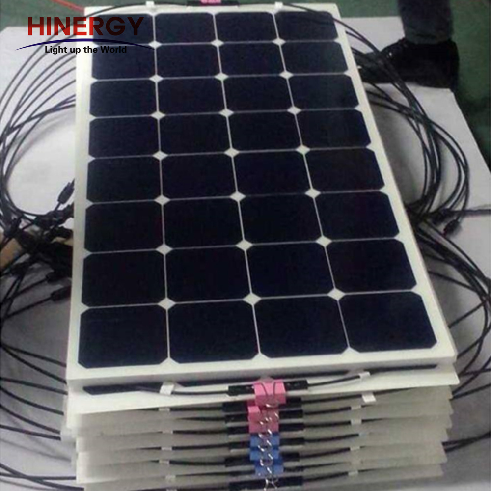 Mono Portable Flexible Solar Panel 100w 120 Watt 130 W 150 wp 180Wp 200W With Sunpower Solar Cell