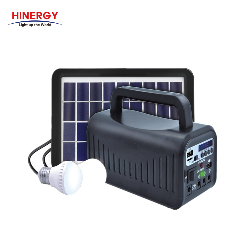 Hinergy factory cheap price high lumen portable solar energy lighting home kit 12v