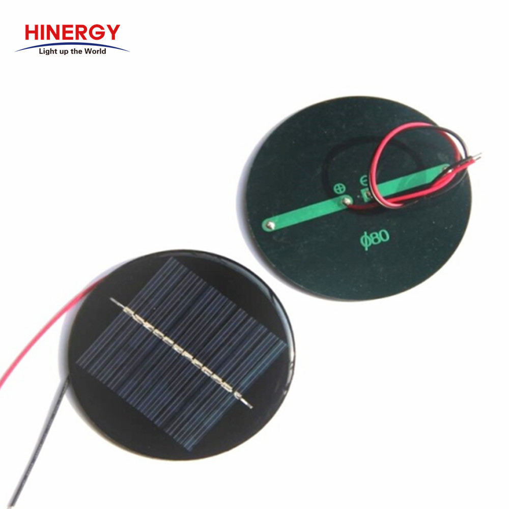 Hinergy Paneles Solares Circulares 5V 5.5V 6V 9V 12V 18V Circular Mini Solar Panel Price