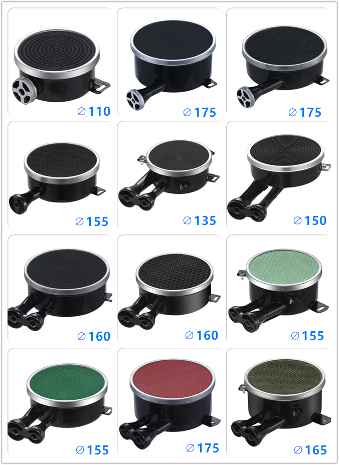 Factory direct supply double infrared gas cooker ceramic with wholesale price