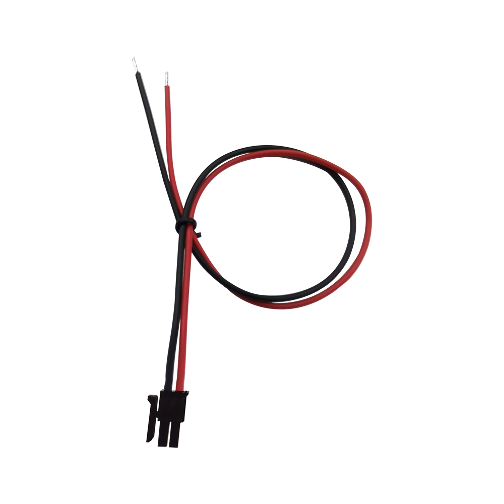 Customized 30cm 1007 18AWG Red Black End Tinned Strip 7mm Wire Harness 2 Pin Pitch 3.0mm Housing 43025-0200 for Electronics