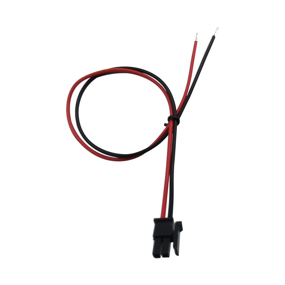 Customized 30cm 1007 18AWG Red Black End Tinned Strip 7mm Wire Harness 2 Pin Pitch 3.0mm Housing 43025-0200 for Electronics