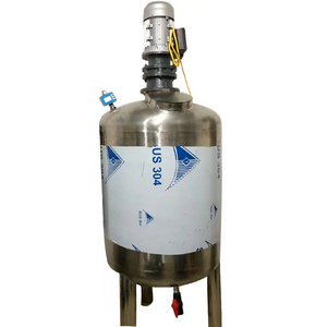 2000 Liter Electric Heating Mixing Tank Heated Stainless Steel Tank with agitator