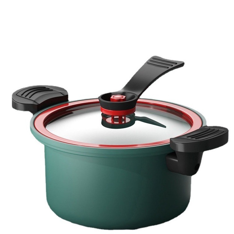 Micro Pressure Cooker Soup Wok Cookware Pressure Cooker Non-stick Totipotent Pot