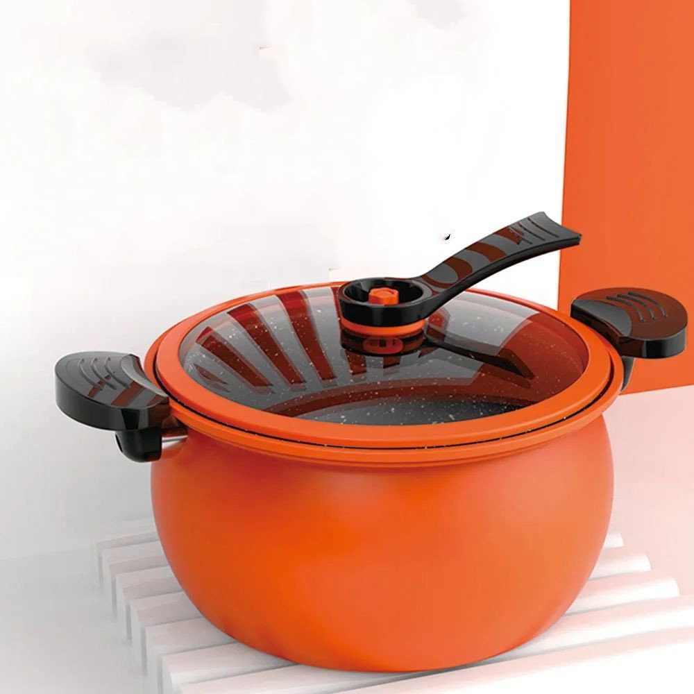 New Stew Pot Large Capacity 8L Non-stick Family Use Micro Pressure Cooker