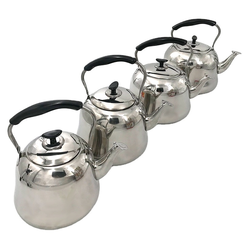 Factory Direct Stainless Steel Turkish Water Whistling Tea Kettle for Hotel