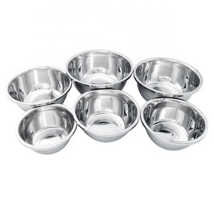 Kitchen Accessories Salad Bowl Stainless Steel Wash Basin Mixing Bowl