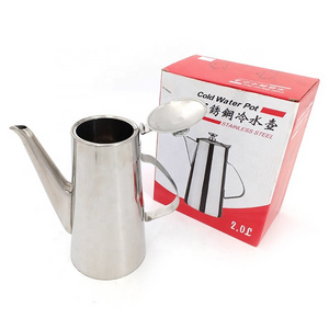 Home and kitchen coffee kettle Stainless steel 201 cold water pot practical handle design water kettle Teapot