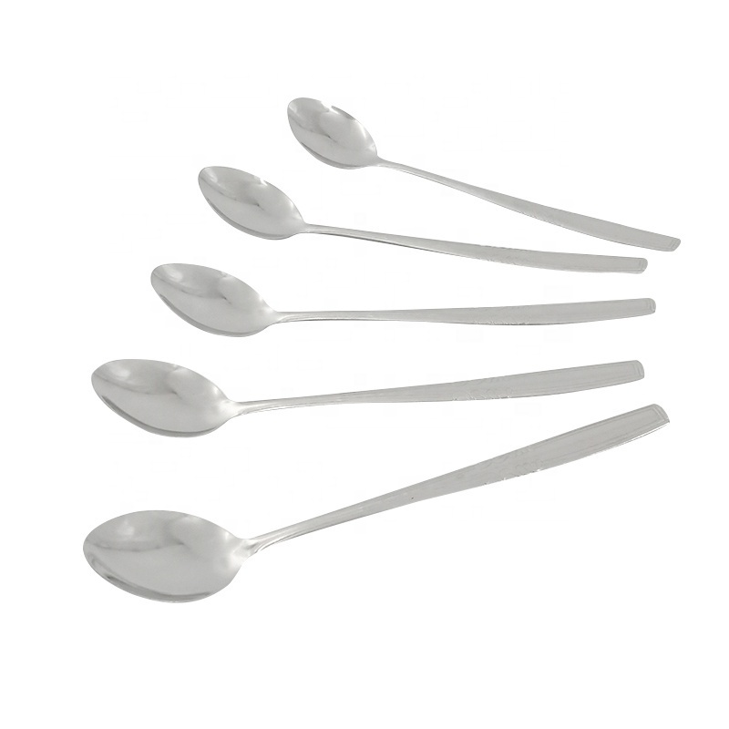 Hot Selling Food Cutlery Stainless Steel Ice 303 Spoon Portable Metal Spoon Coffee Spoon