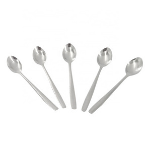 Hot Selling Food Cutlery Stainless Steel Ice 303 Spoon Portable Metal Spoon Coffee Spoon