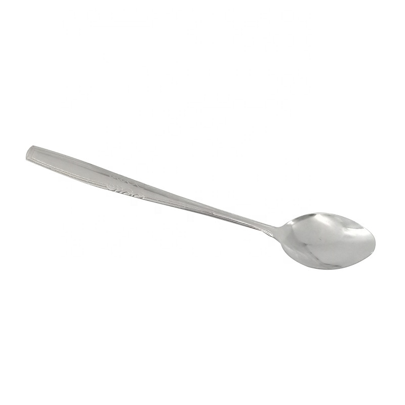 Hot Selling Food Cutlery Stainless Steel Ice 303 Spoon Portable Metal Spoon Coffee Spoon