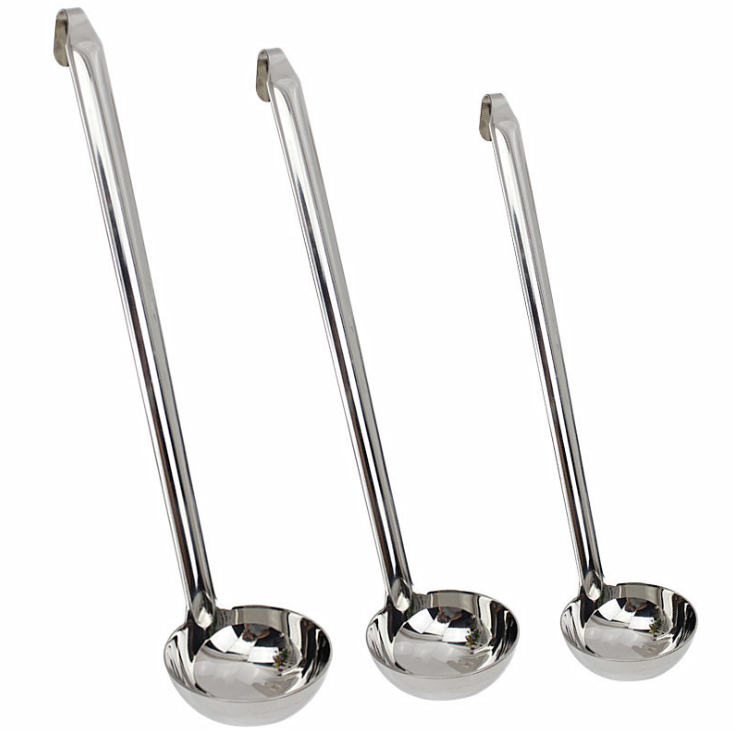 kitchen Accessories Serving Soups Ladle Stainless Steel Long Handle Soup Ladle