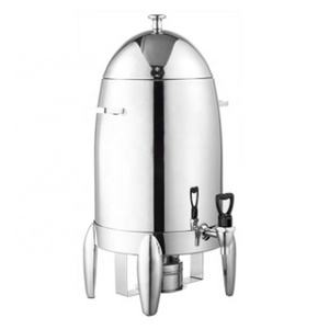 Stainless steel coffee urn for warming with fuel holder juice dispenser 12l factory price