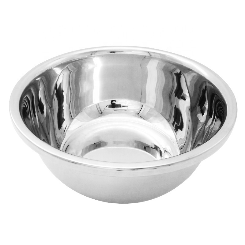 Kitchen Accessories Salad Bowl Stainless Steel Wash Basin Mixing Bowl