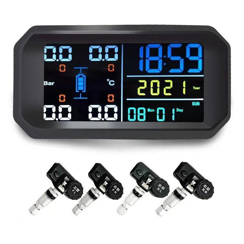 2022 HINZ Solar power wireless display internal TPMS for cars 4 with internal tire/ tyre pressure monitor