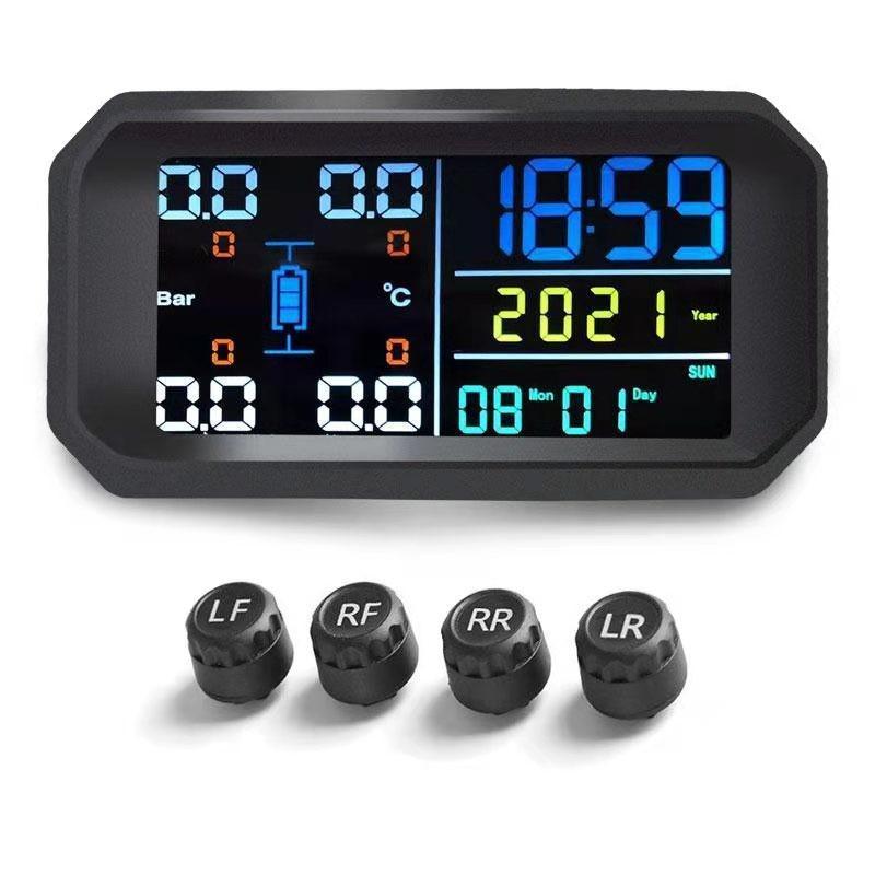 2022 HINZ Solar power wireless display internal TPMS for cars 4 with internal tire/ tyre pressure monitor