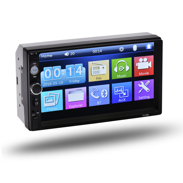 7010B Universal Car MP5 Player 2 Din 7 Inch Multimedia Car DVD Player With FM Mirror Link