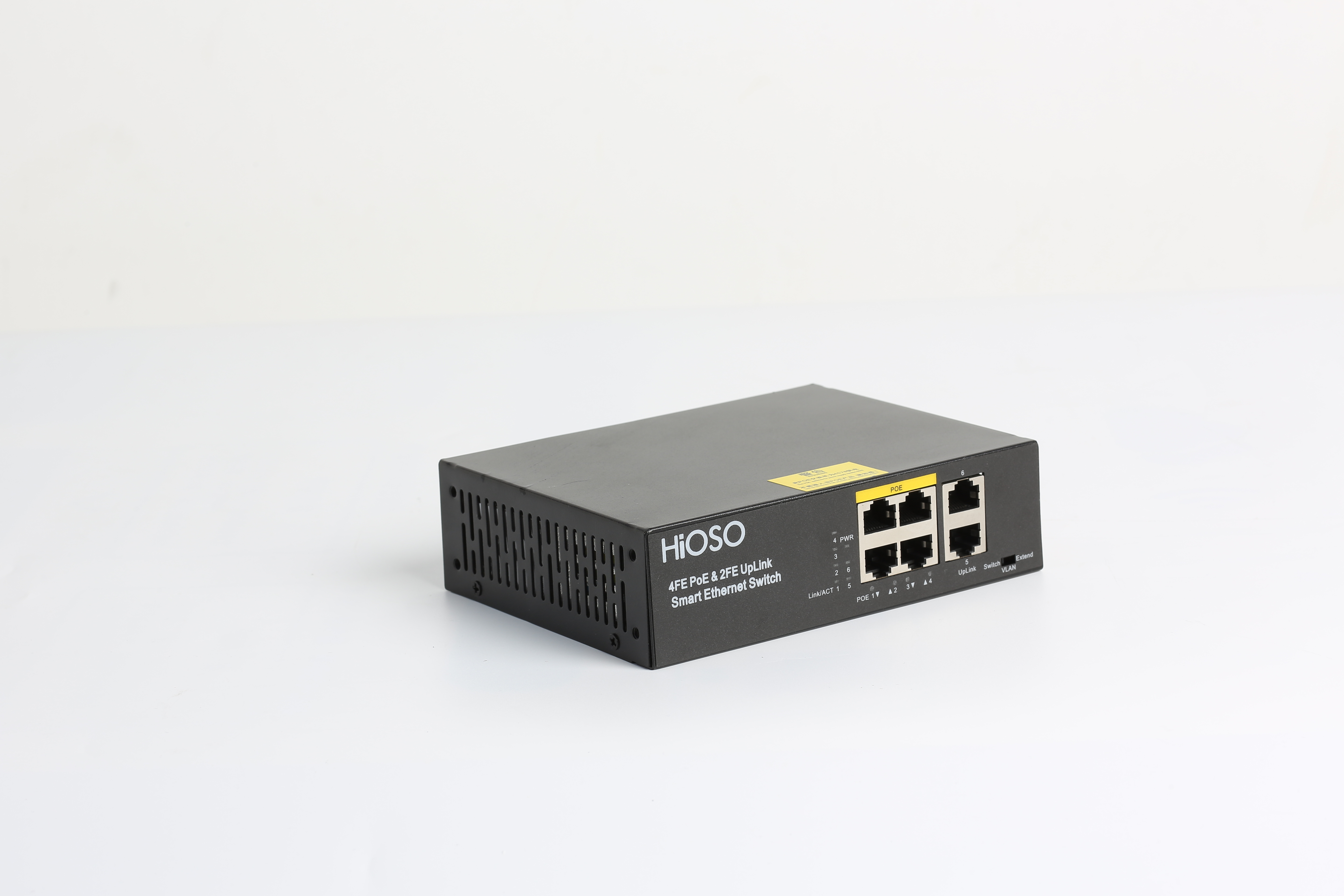 Non-standard Poe Hioso 10/100mbps 4 Poe Ports Passive Non-standard Dc48v Poe Switch