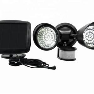 36 LED Dual Head Solar Security Light With Motion Sensor