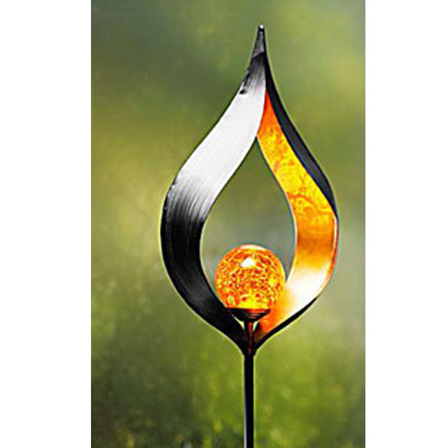 anomaly metal stake led artificial solar flame light