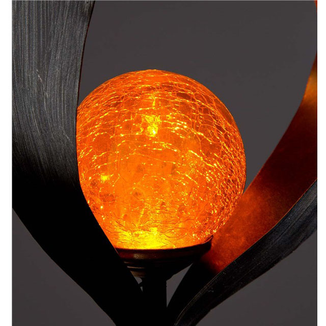 anomaly metal stake led artificial solar flame light